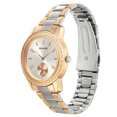 "Sonata Ladies Watch 8165KM01 - Click here to View more details about this Product
